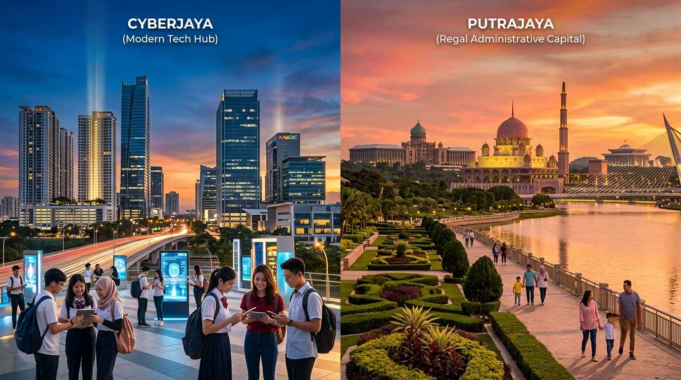 Cyberjaya vs Putrajaya: Pasaran Mana Lebih Sesuai Untuk Pelaburan Anda?